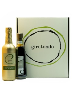 Aceto Balsamico di Modena IGP invecchiato TONDO 250ml + Olio EVO 100% italiano GIRO 500ml